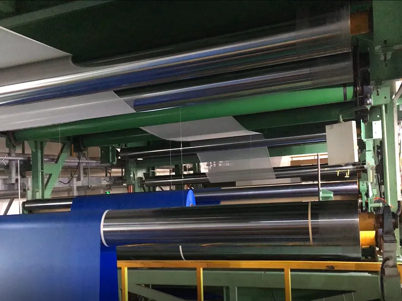 The laminating production process of PVC Tarpaulin