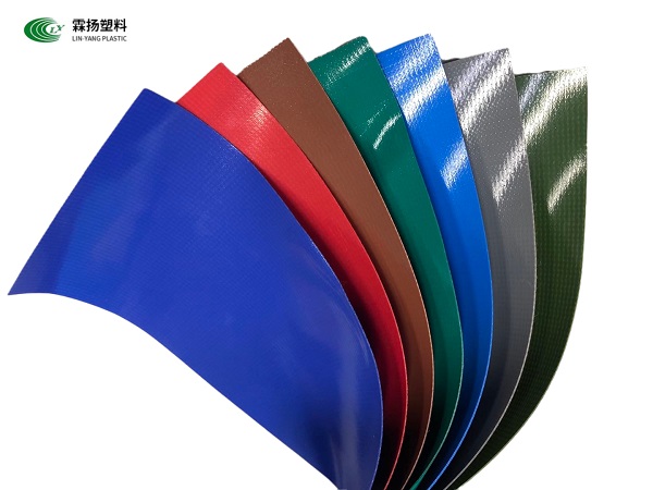 news-LINYANG-Colorful PVC Tarpaulin for push and pull canopy tent-img-1