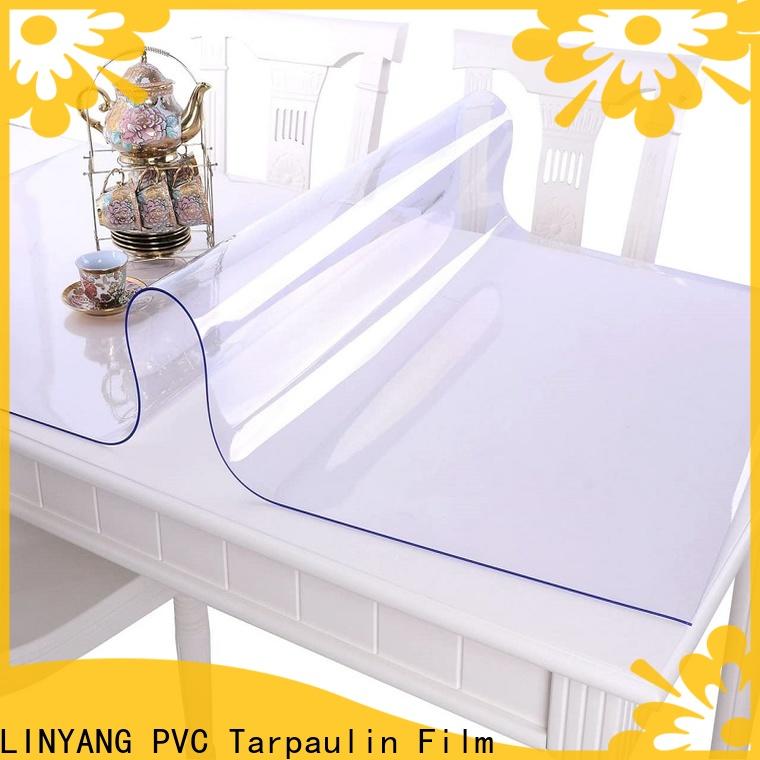 LINYANG Transparent PVC Film factory for handbags membrane