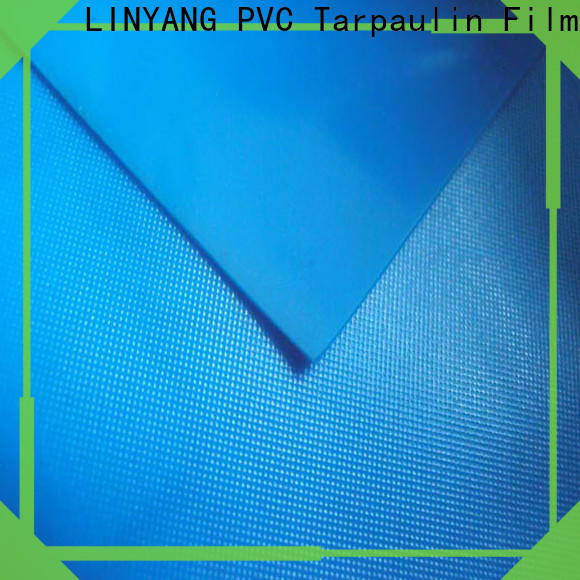 LINYANG standard pvc plastic sheet roll design for raincoat
