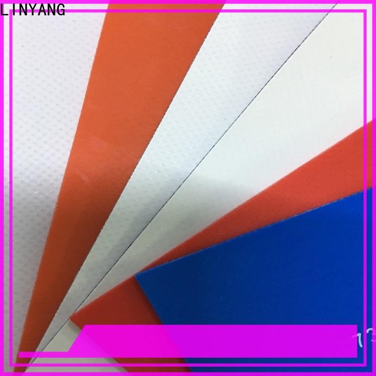 LINYANG heavy duty PVC tarpaulin fabric manufacturer for industry