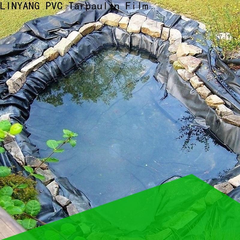 LINYANG fish pond tarpaulin manufacturer for preformed pond