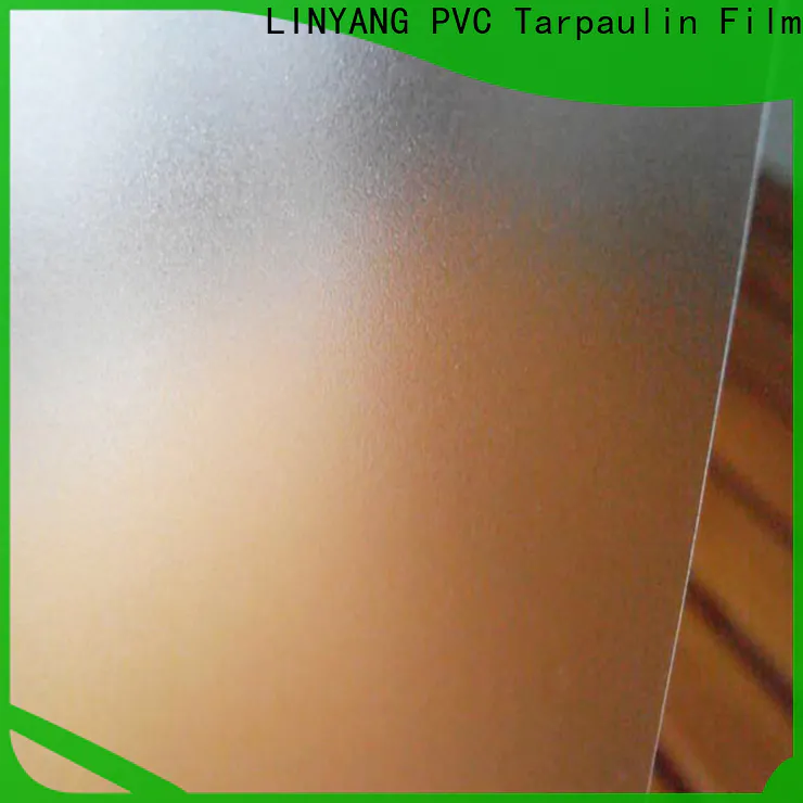 LINYANG antifouling Translucent PVC Film manufacturer for raincoat