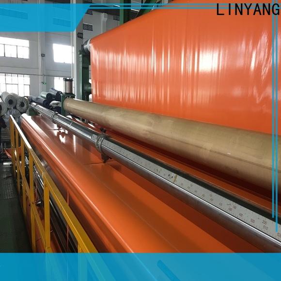 LINYANG pvc laminated tarpaulin one-stop services for industry