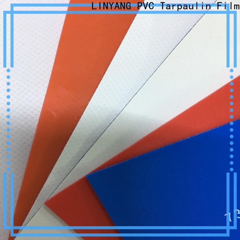 LINYANG the newest PVC tarpaulin fabric manufacturer for industry