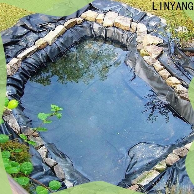 LINYANG custom pvc tarpaulin fish pond supplier for preformed pond