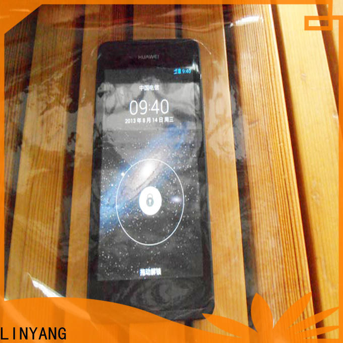 LINYANG transparent clear pvc film with good price for handbags membrane