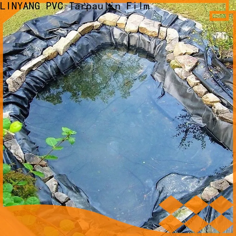 LINYANG tarpaulin fish pond exporter for fish pond