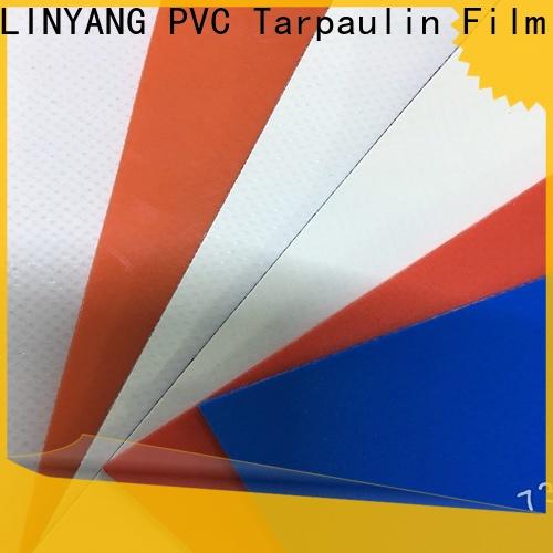 LINYANG the newest pvc coated fabric supplier for tent
