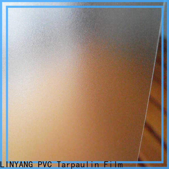 LINYANG antifouling Translucent PVC Film from China for plastic tablecloth
