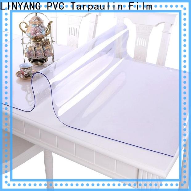 LINYANG Transparent PVC Film with good price for outdoor