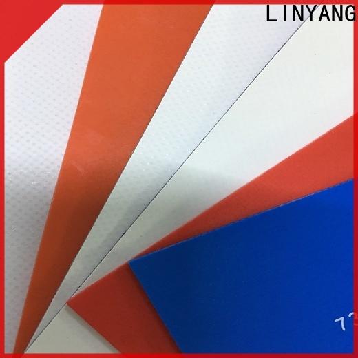 LINYANG pvc tarpaulin supplier for tent