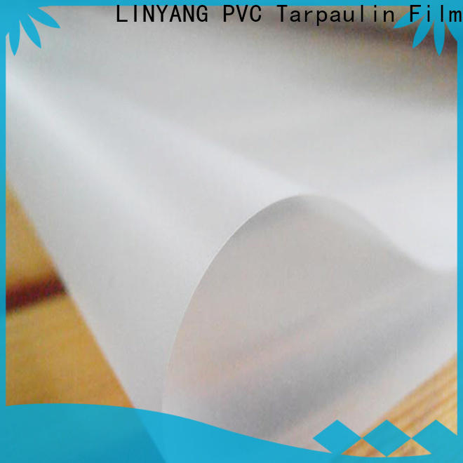 LINYANG antifouling Translucent PVC Film directly sale for shower curtain