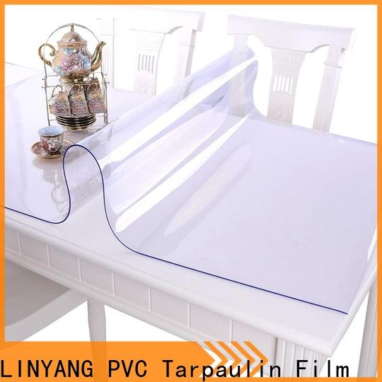 LINYANG waterproof Transparent PVC Film customized for outdoor