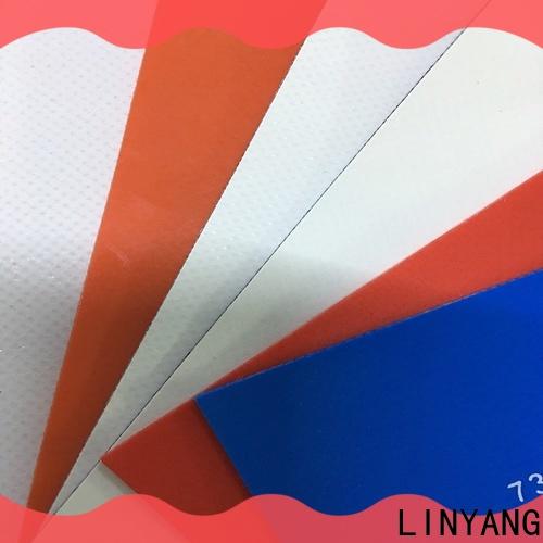 LINYANG PVC tarpaulin fabric manufacturer for outdoor