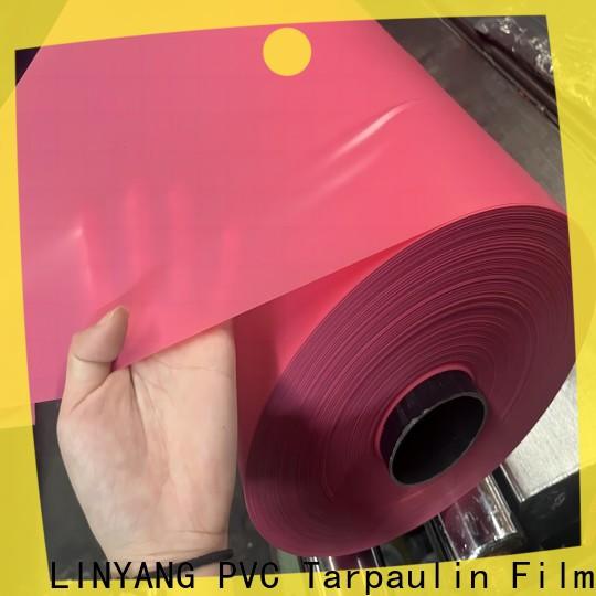 LINYANG good transparency inflatable pvc film customized for swim ring
