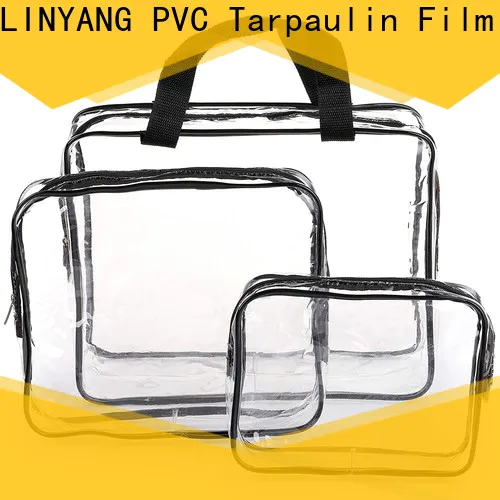 LINYANG standard clear pvc film with good price for outdoor