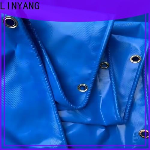 LINYANG best pvc tarpaulin fabric supplier for pull canopy tent