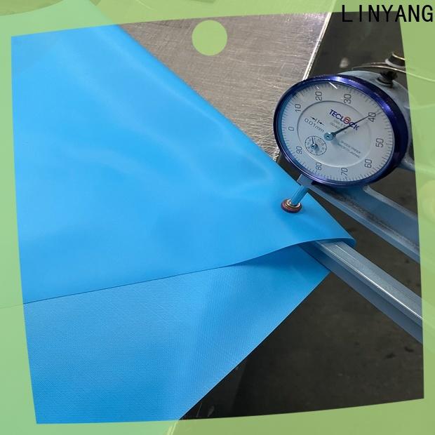 LINYANG anti-UV pvc film roll supplier for raincoat