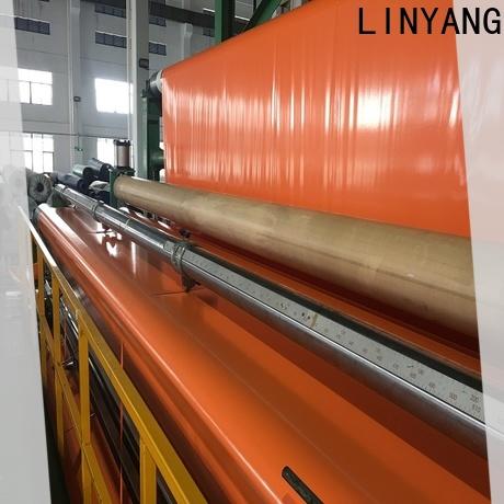 LINYANG pvc coated tarpaulin design for industry