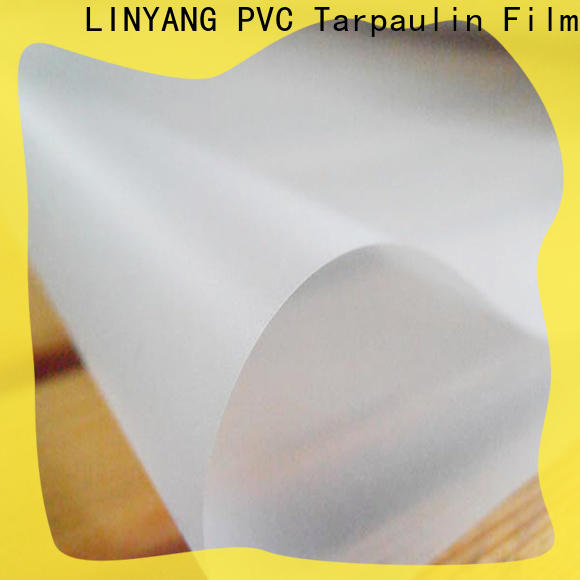 LINYANG durable Translucent PVC Film manufacturer for plastic tablecloth