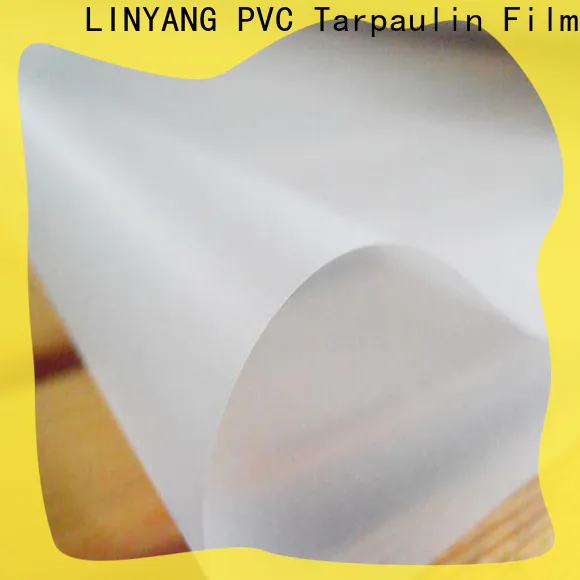 LINYANG durable Translucent PVC Film manufacturer for plastic tablecloth
