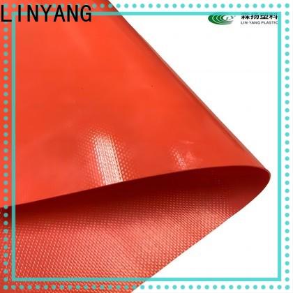 LINYANG flame-retardant waterproof tarpaulin supplier for advertising banner