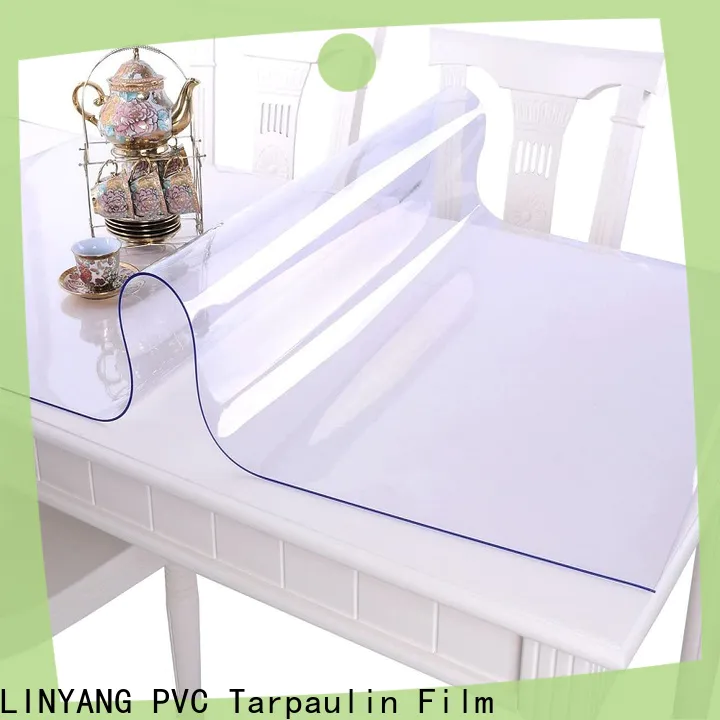 LINYANG waterproof Transparent PVC Film factory for outdoor