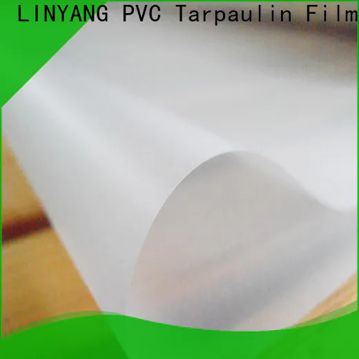 LINYANG pvc Translucent PVC Film directly sale for shower curtain