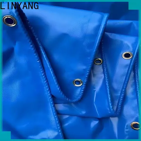 LINYANG flame-retardant heavy duty tarpaulin supplier for geotextile
