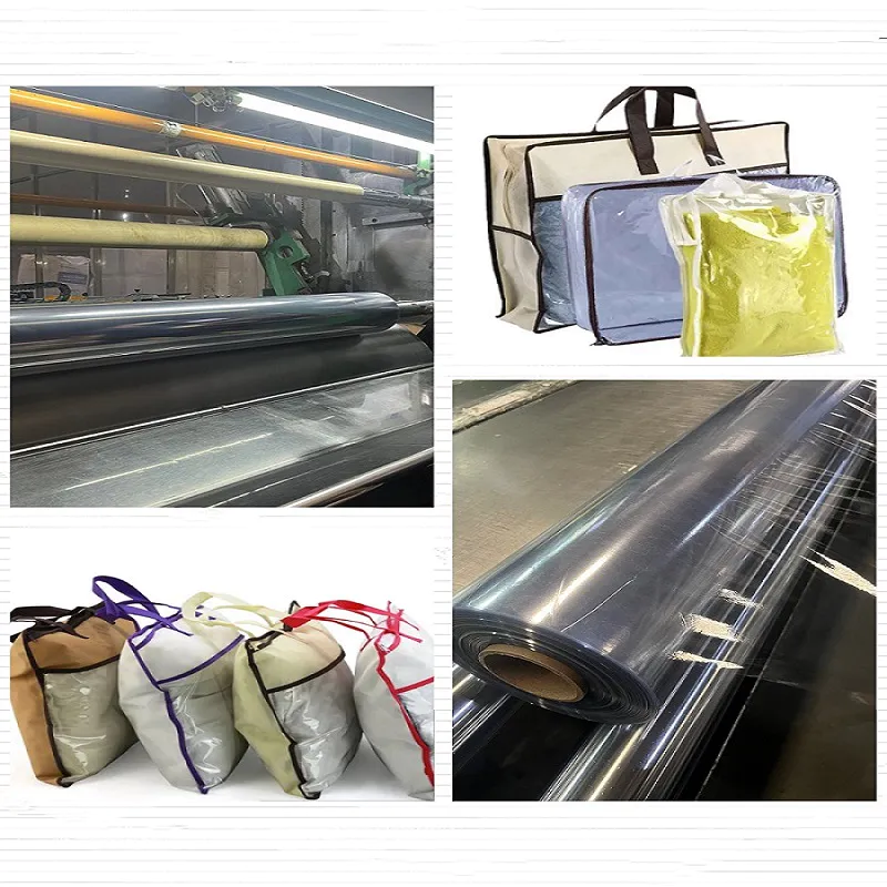 Transparent / Clear PVC Film For Making Dust Bag Dust Cover Bag