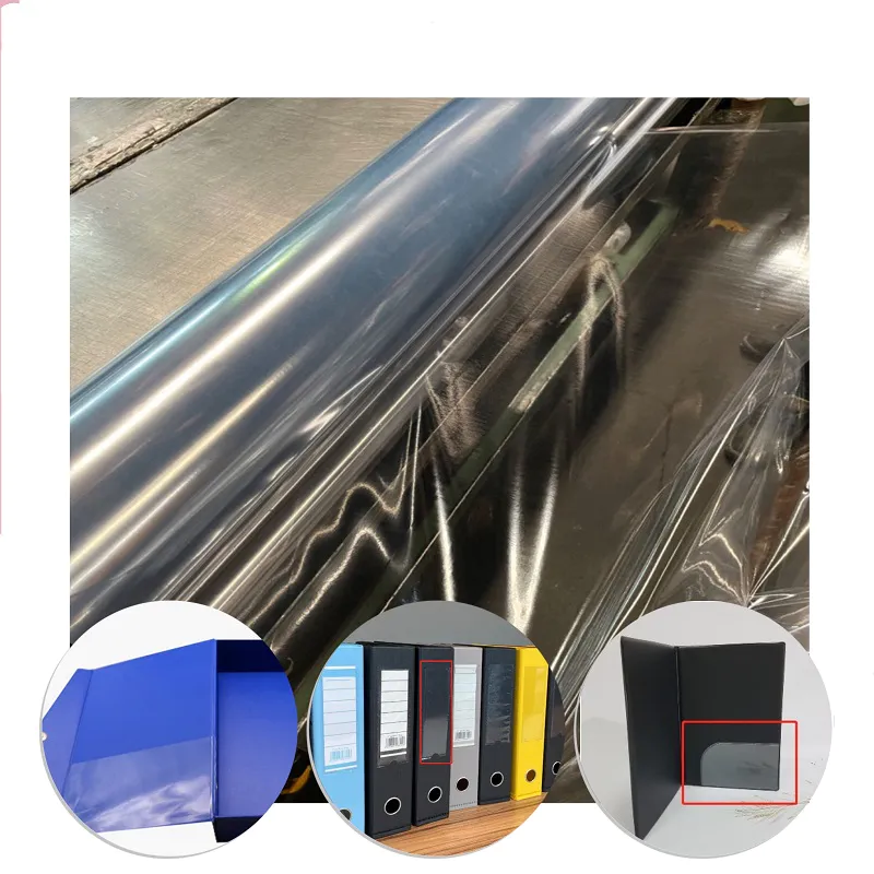 Normal Clear / Transparent PVC Film For Plastic (PVC) File / PVC Stationery