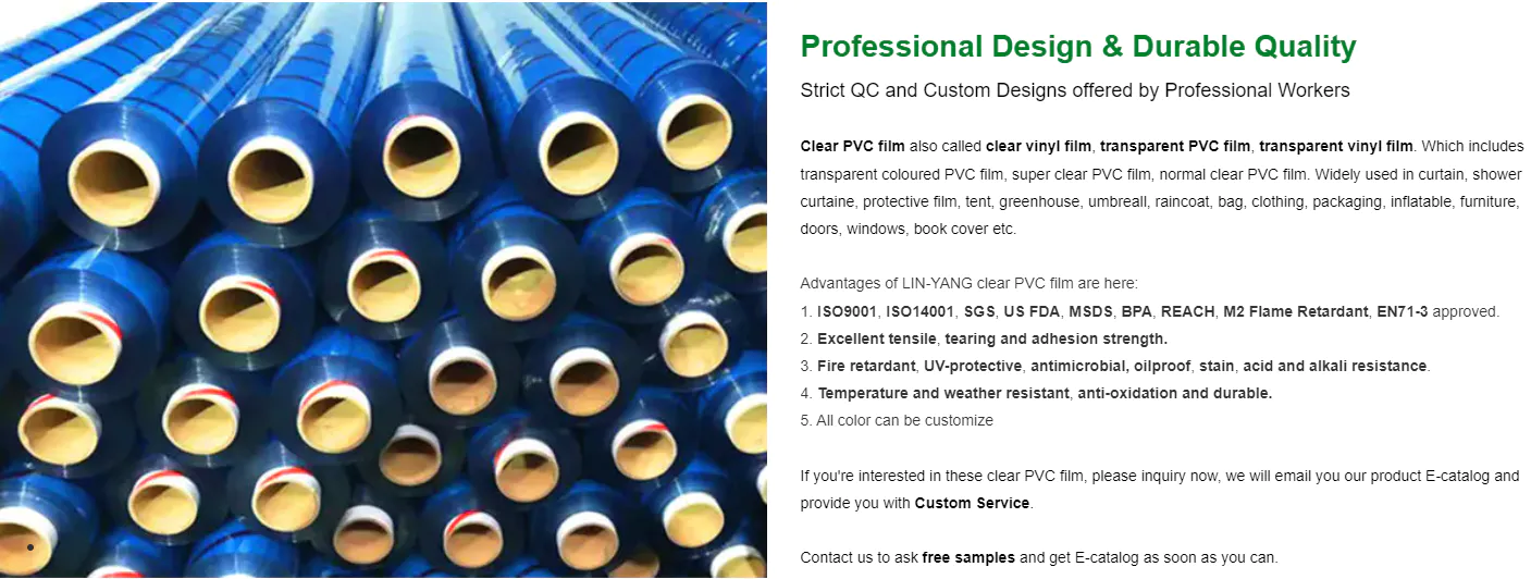 LINYANG pvc film manufacturers with good price for outdoor