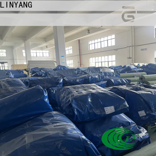 LINYANG pvc coated tarp from China for pallet covers