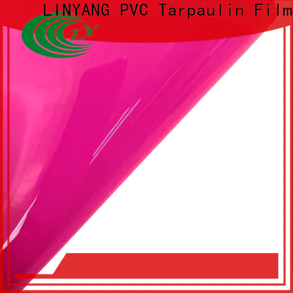 flame-retardant pvc super clear film factory for industrial