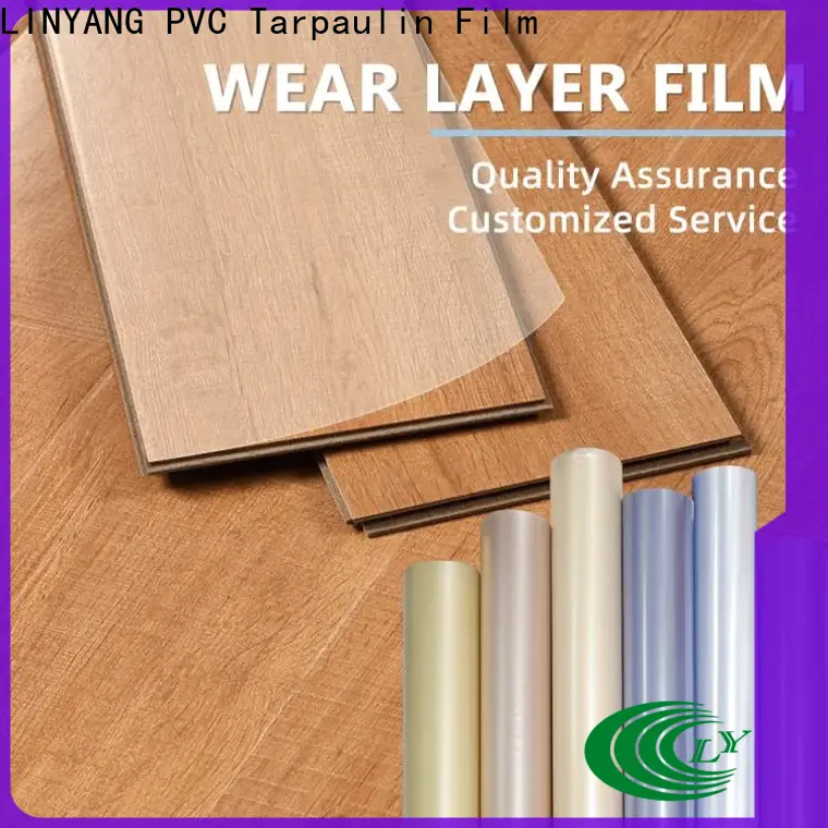 LINYANG Hot Sale vinyl flooring layers series for decorative materials