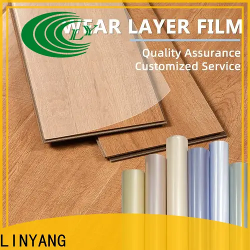 LINYANG mildew resistant vinyl spc directly sale for decorative materials