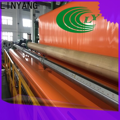 LINYANG Customized vinyl coated polyester tarp factory price for truck covers
